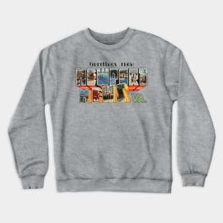 Greetings from Newport News Crewneck Sweatshirt